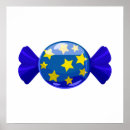 Search for colorful candy posters Blue