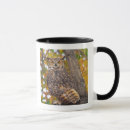 Search for great horned owl mugs Bubo virginianus