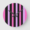 Recherche de tendance horloges Rose et noir