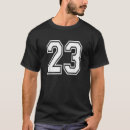 Search for number 23 tshirts Numbered