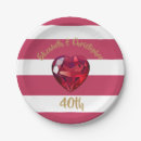 Search for 40th anniversary plates Red