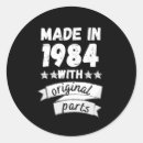Search for made in 1984 stickers Funny