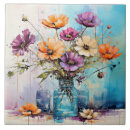 Recherche de fleurs de ressort carreaux Illustration