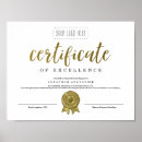 Search for certificates of excellence Certificate of completion