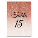 Search for rose gold table cards Foil