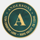 Search for create your own monogram stickers Return address