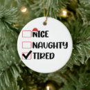 Search for naughty santa claus ornaments Funny