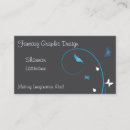 Search for butterfly business cards White