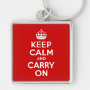 Search for keep calm square keychains Carry