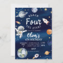 Search for boys space birthday invitations For kids