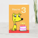 Search for 3 year old birthday cards Animal
