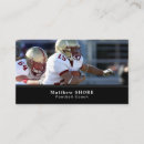Search for football business cards Gridiron