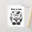 Search for funny cow puns postcards Animal