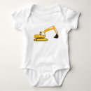 Search for excavator baby clothes Backhoe