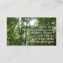 Search for rainforest business cards Tropical