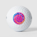 Search for tie dye golf balls Psychedelic