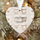 Search for coffee cup ornaments Heart