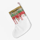 Search for silver and gold christmas stockings Glitter