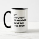 Search for grandson mugs For him
