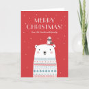 Search for polar bear christmas cards Snow