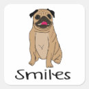 Search for funny pugs stickers Puppy