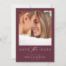 Search for burgundy wedding save the dates Chic
