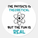Search for physics jokes stickers Physicist