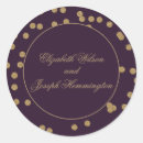 Search for purple glitter wedding stickers Modern