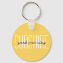 Search for good morning keychains Typography