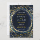 Search for navy and gold wedding invitations Celestial
