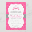 Search for damask baby girl shower invitations Tiara