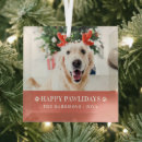 Search for dog lovers ornaments Happy pawlidays