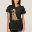 Search for golden retriever christmas tshirts Xmas