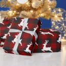 Search for black and white check wrapping paper Deer