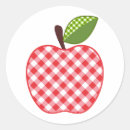Search for gingham apple stickers Green