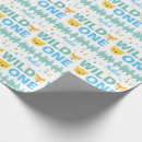 Search for 1st birthday boy wrapping paper Woodland