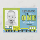 Search for train 4x6 invitations Blue