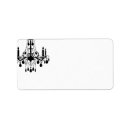 Search for chandelier wedding return address labels Party