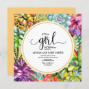 Search for teal baby girl shower invitations Flowers