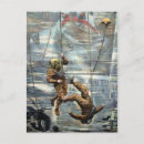 Recherche de plongeurs cartes postales Vintage