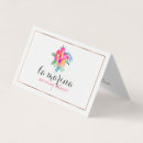 Recherche de fleurs tropicales cartes visite Minimaliste