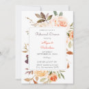 Search for peach rehearsal dinner invitations Floral