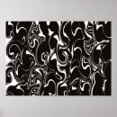 Search for black white abstract swirl posters Artistic