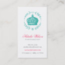 Recherche de couronne vintage cartes visite Illustration