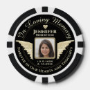 Search for memorial poker chips In loving memory