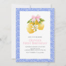 Search for pink lemon invitations Watercolor