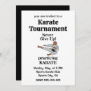 Search for black belt invitations Taekwondo