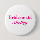Recherche de honneur badges Bridesmaid