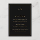 Search for black and gold reception invitations Modern