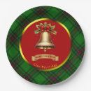 Recherche de tartan écossais assiettes en papier Noël